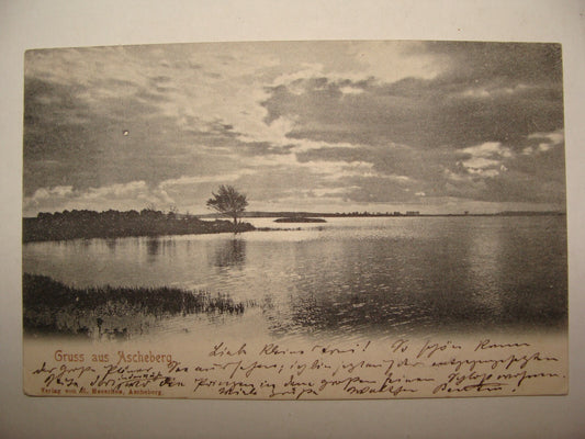 Germany 1900s German Gruss Aus Ascheberg Photo Postcard