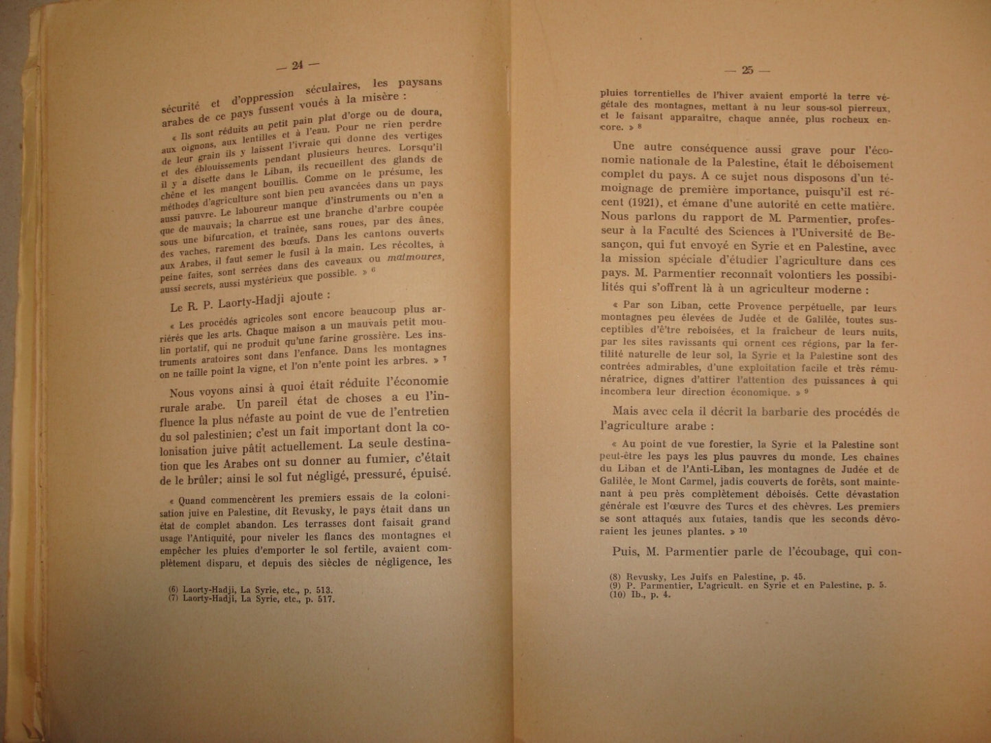 Book Jewish 1937 French France Palestine Israel Colonisation Zionism British Era