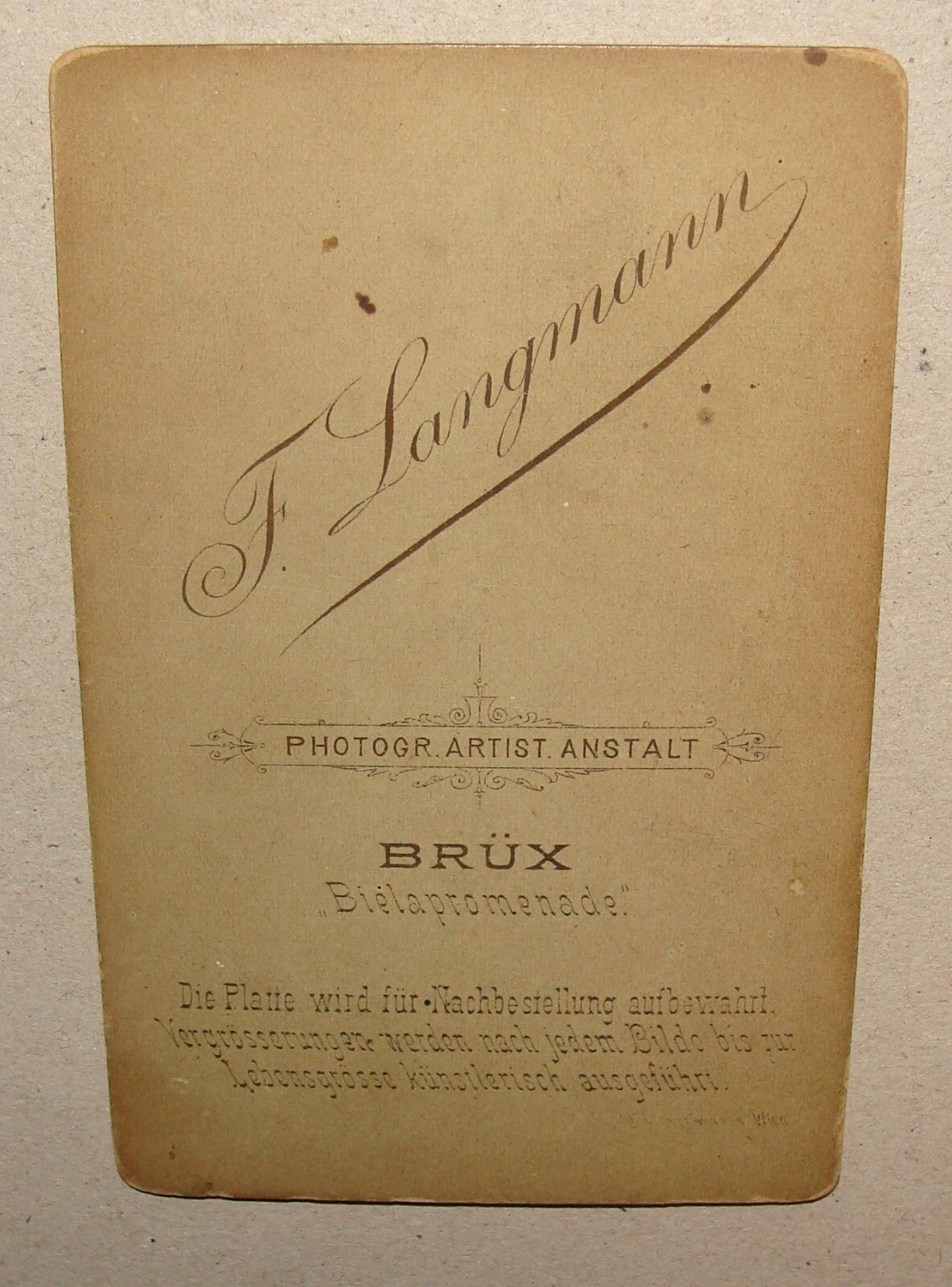 Germany Photo Jewish Judaica Antique Czech   Austria CDV Cabinet LANGMANN x3