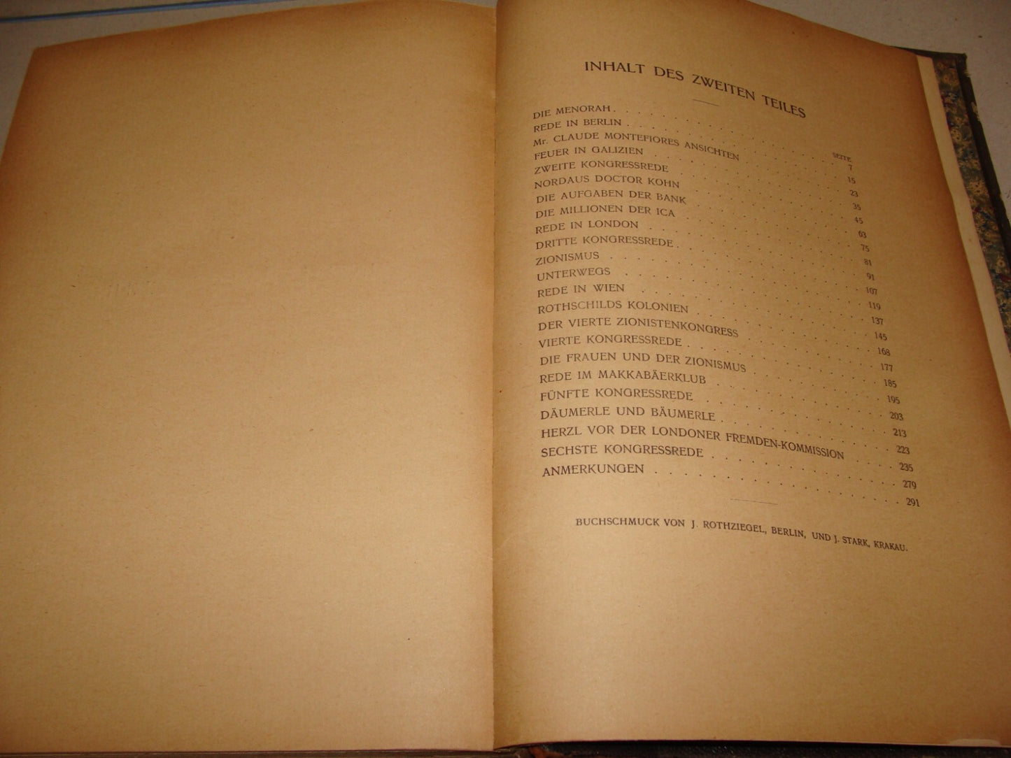 Germany Book Jewish Judaica HERZL Zionist Zionistische Schriften German 1ST 1905