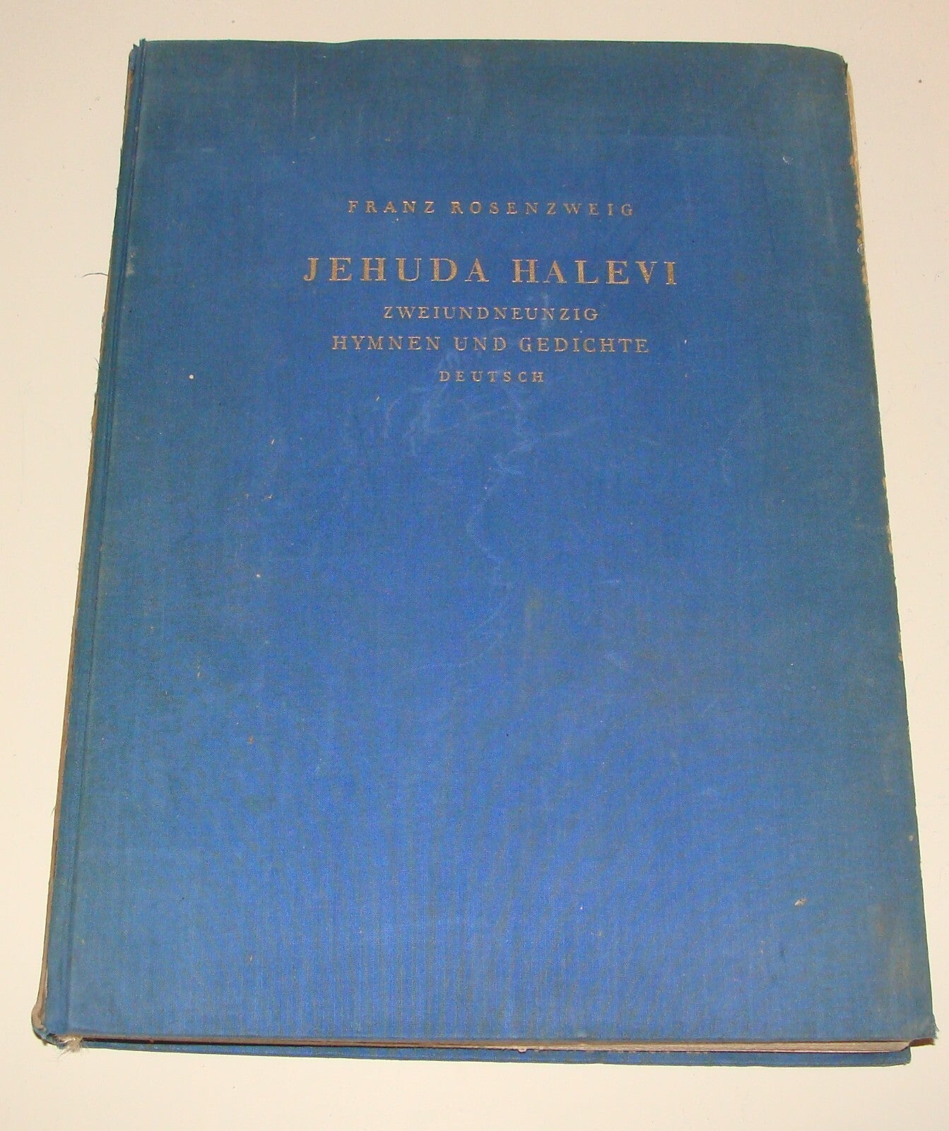 Germany Book Jewish Judaica 1926 German   Rabbi Jehuda Halevy Songs Poetry Poems