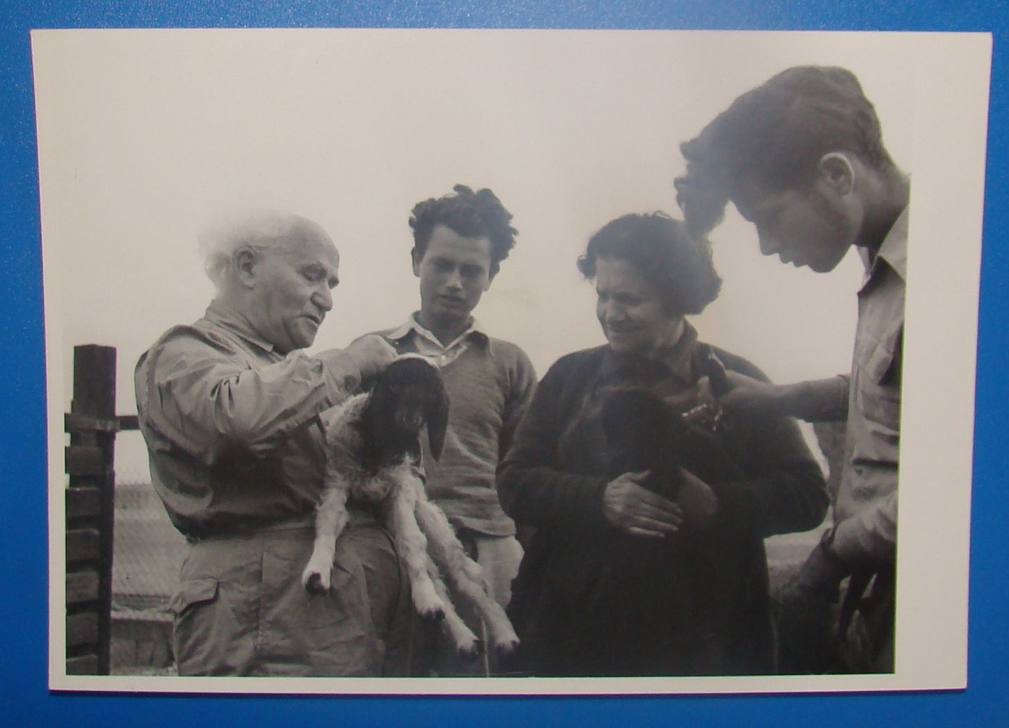 Pol Jewish Israel 1st Prime Minister David Ben Gurion Press Photo 1954 Sde Boker