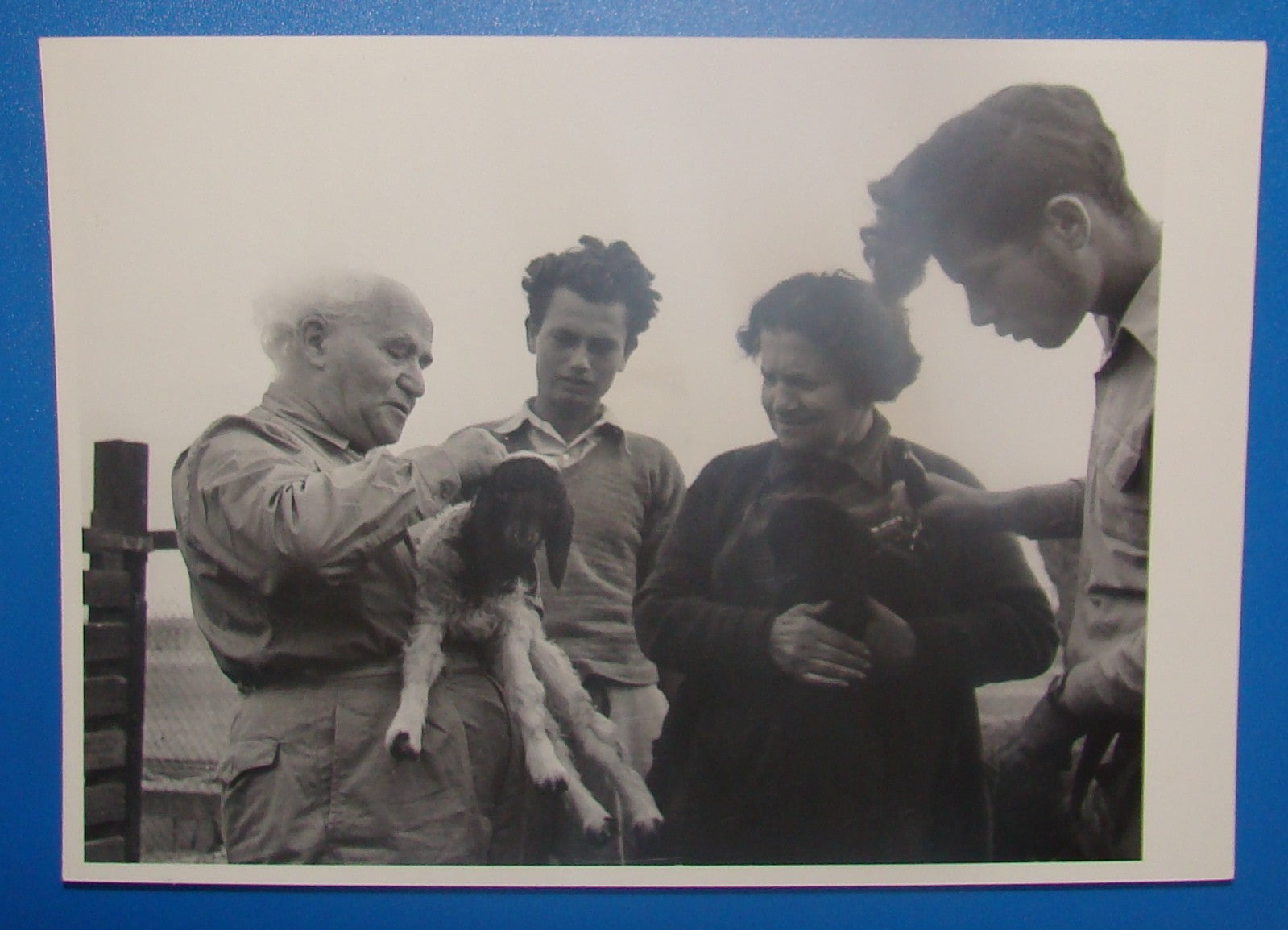 Pol Jewish Israel 1st Prime Minister David Ben Gurion Press Photo 1954 Sde Boker