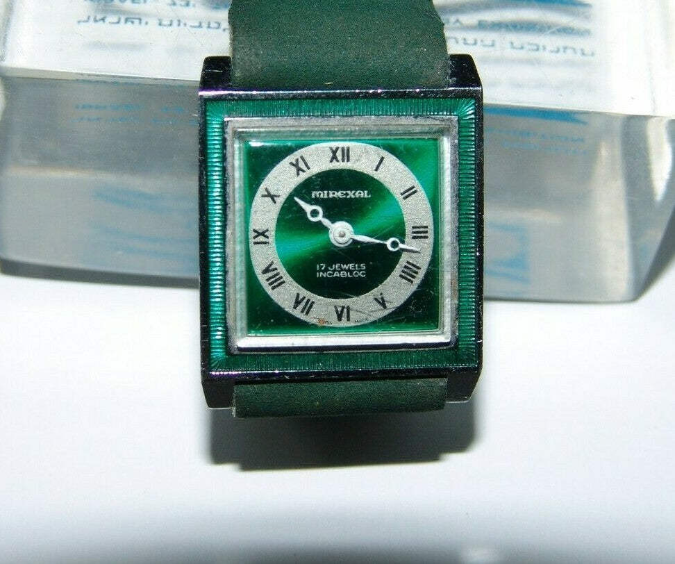 vintage MIREXAL 17 Jewels Incabloc Swiss Switzerland women wristwatch