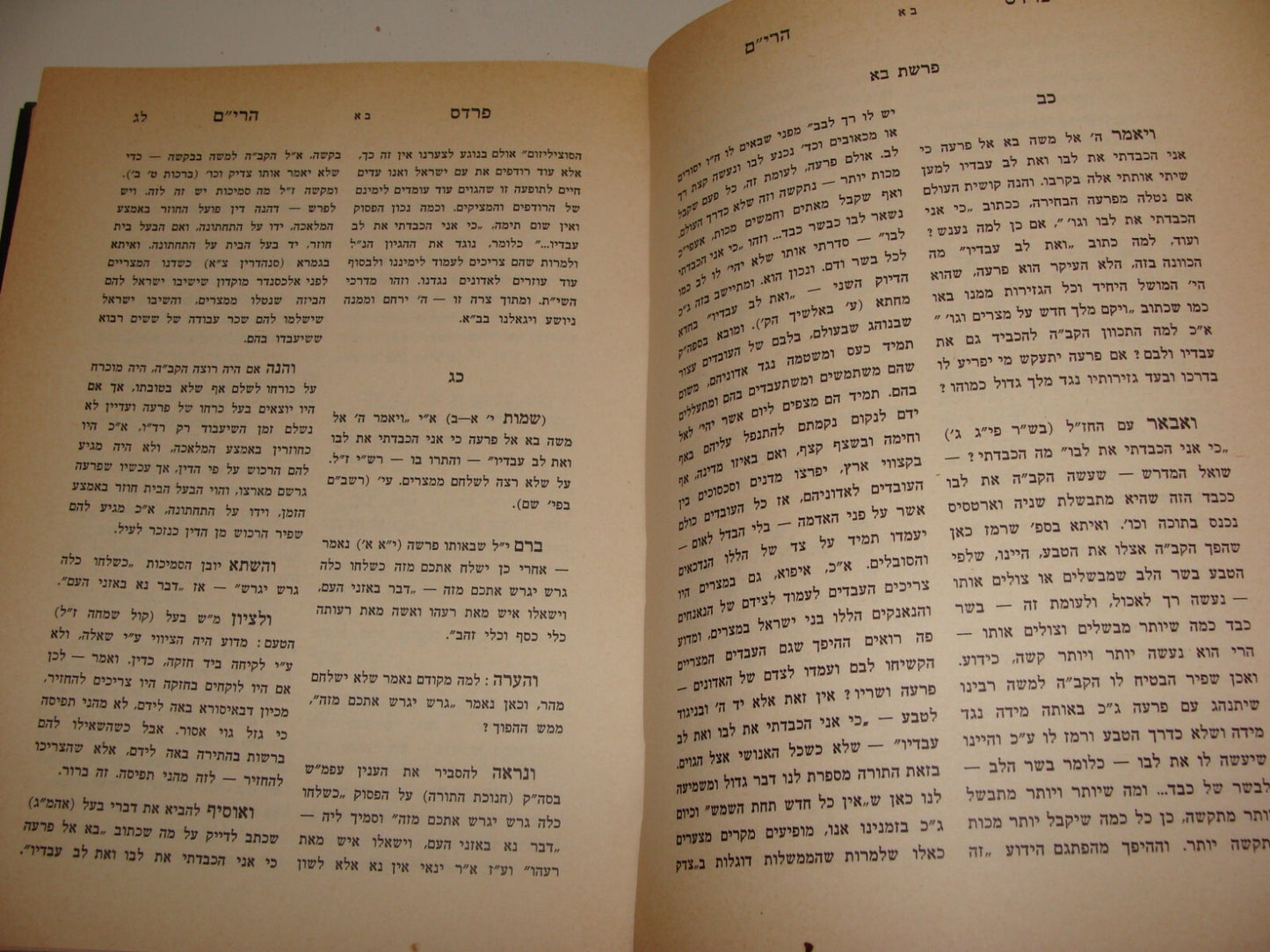 Book Jewish Judaica Rabbi YAAKOV MOSHE FREIBERG SIGNED פרדס הרי"ם 1975 Hebrew