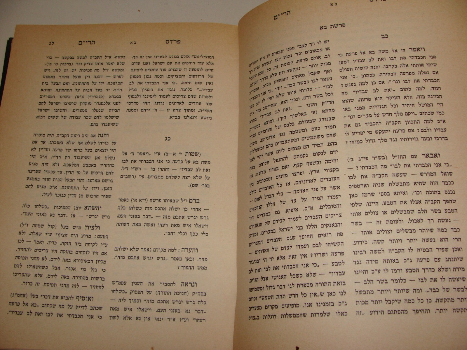 Book Jewish Judaica Rabbi YAAKOV MOSHE FREIBERG SIGNED פרדס הרי"ם 1975 Hebrew