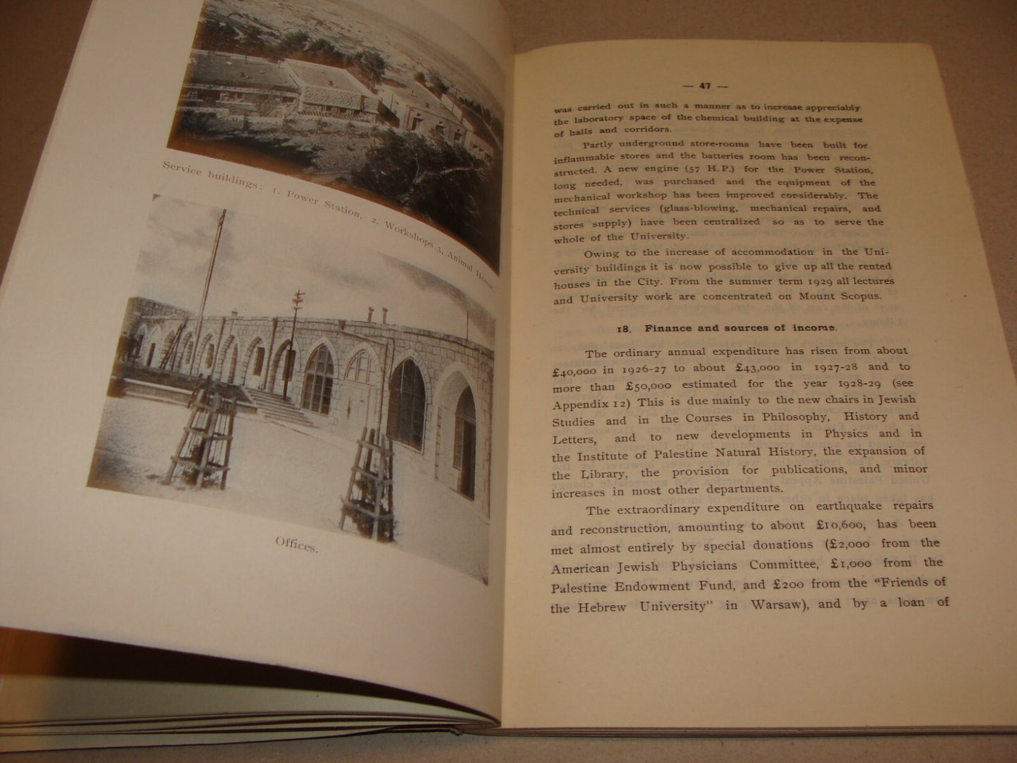 $ Book Jewish 1929 Palestine Israel Jerusalem Hebrew University Year English