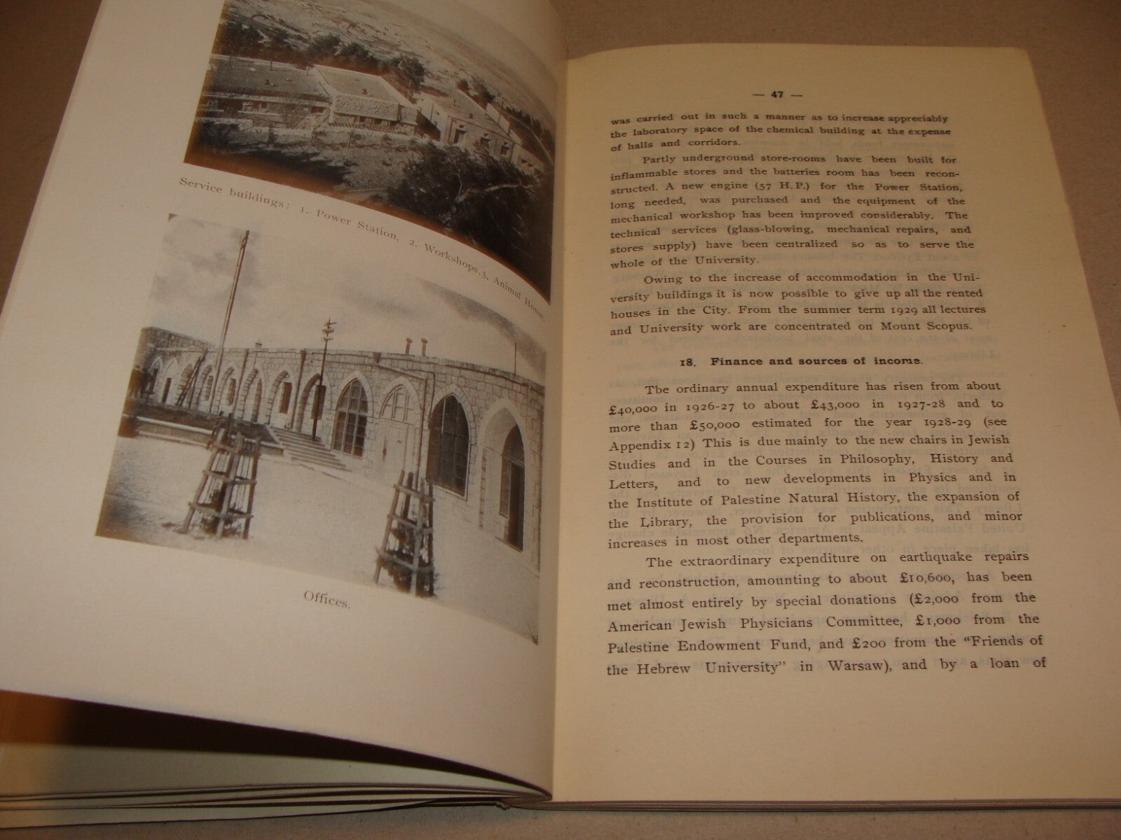 $ Book Jewish 1929 Palestine Israel Jerusalem Hebrew University Year English