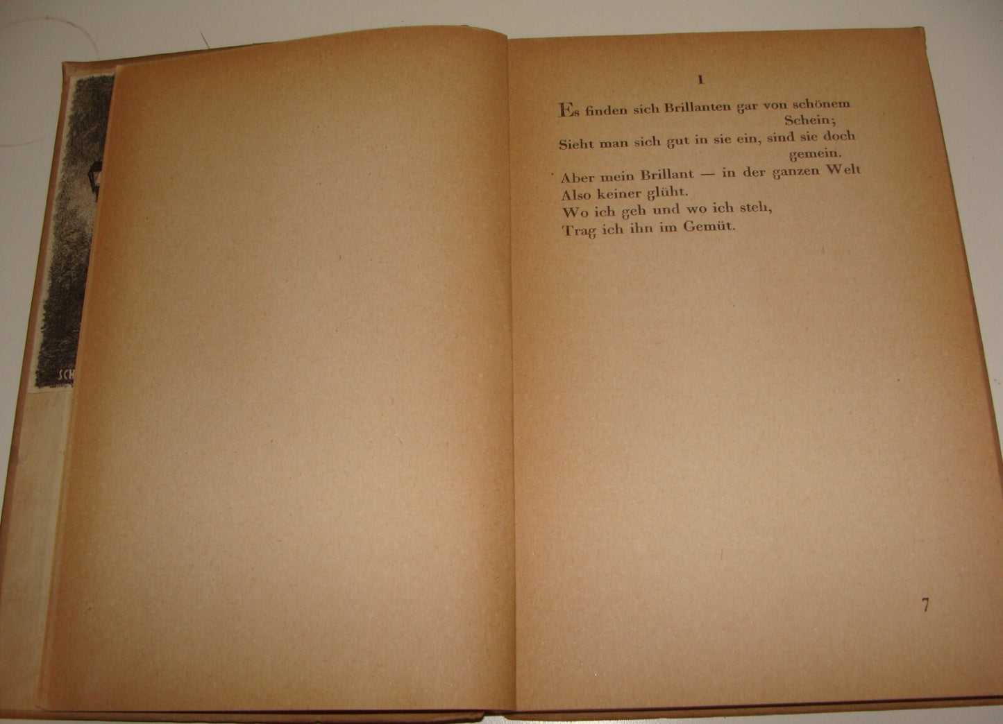 Germany Book Jewish Judaica 1920 German Poetry Poems Songs Book Ludwig Strauss