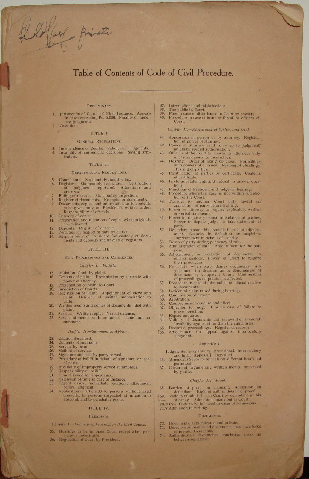 $ Booklet Palestine 1930s OTTOMAN CODE OF CIVIL PROCEDURE Israel Laws Rules Info