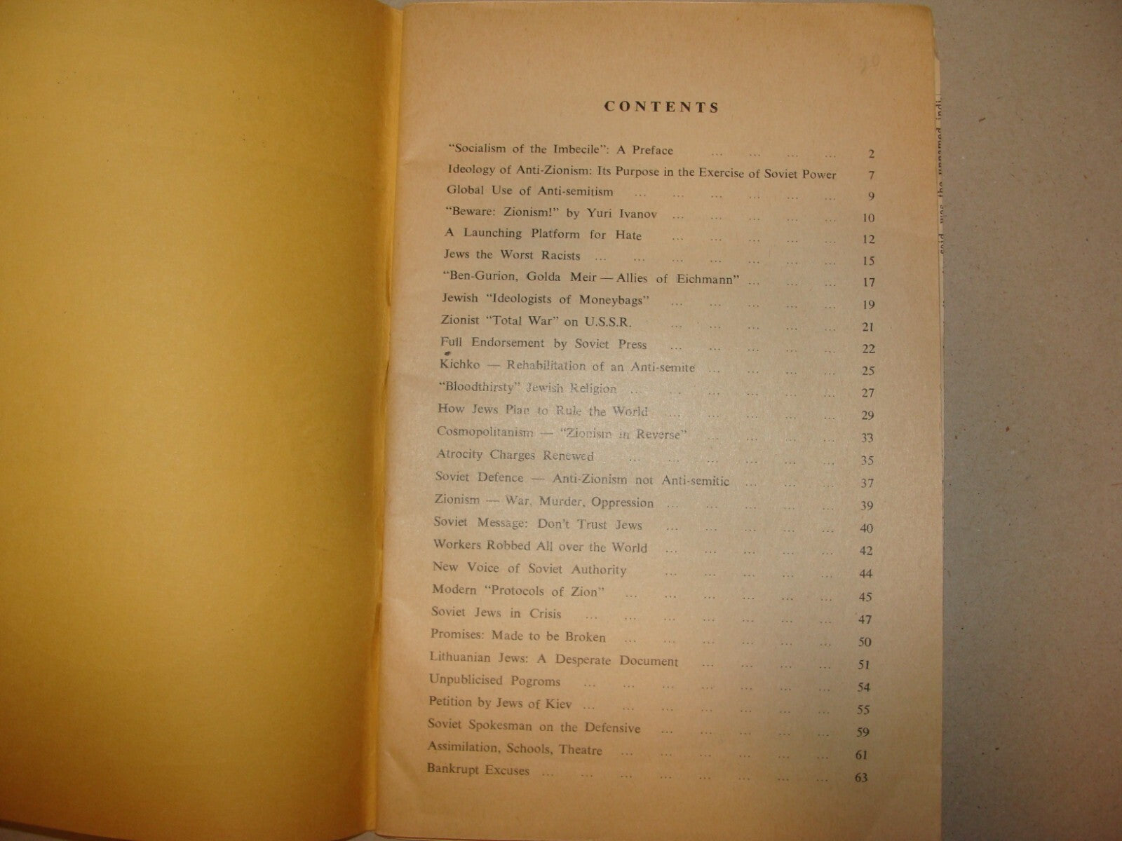 Booklet Jewish Judaica 1969 London Soviet Jews Russia Anti Zionism Antisemitism