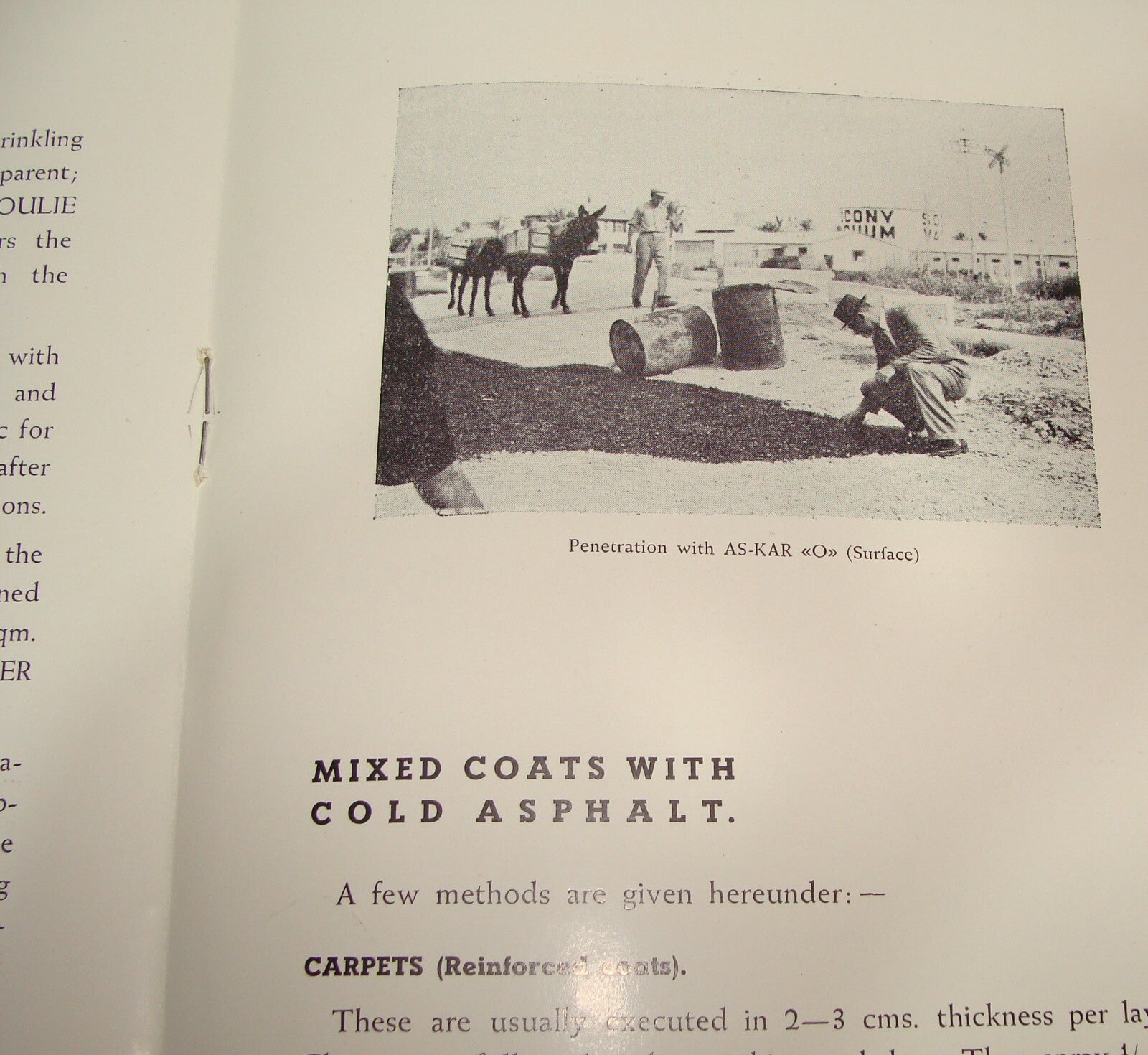 Ad Palestine Israel Israeli AS-KAR Road Construction Company Brochure Haifa