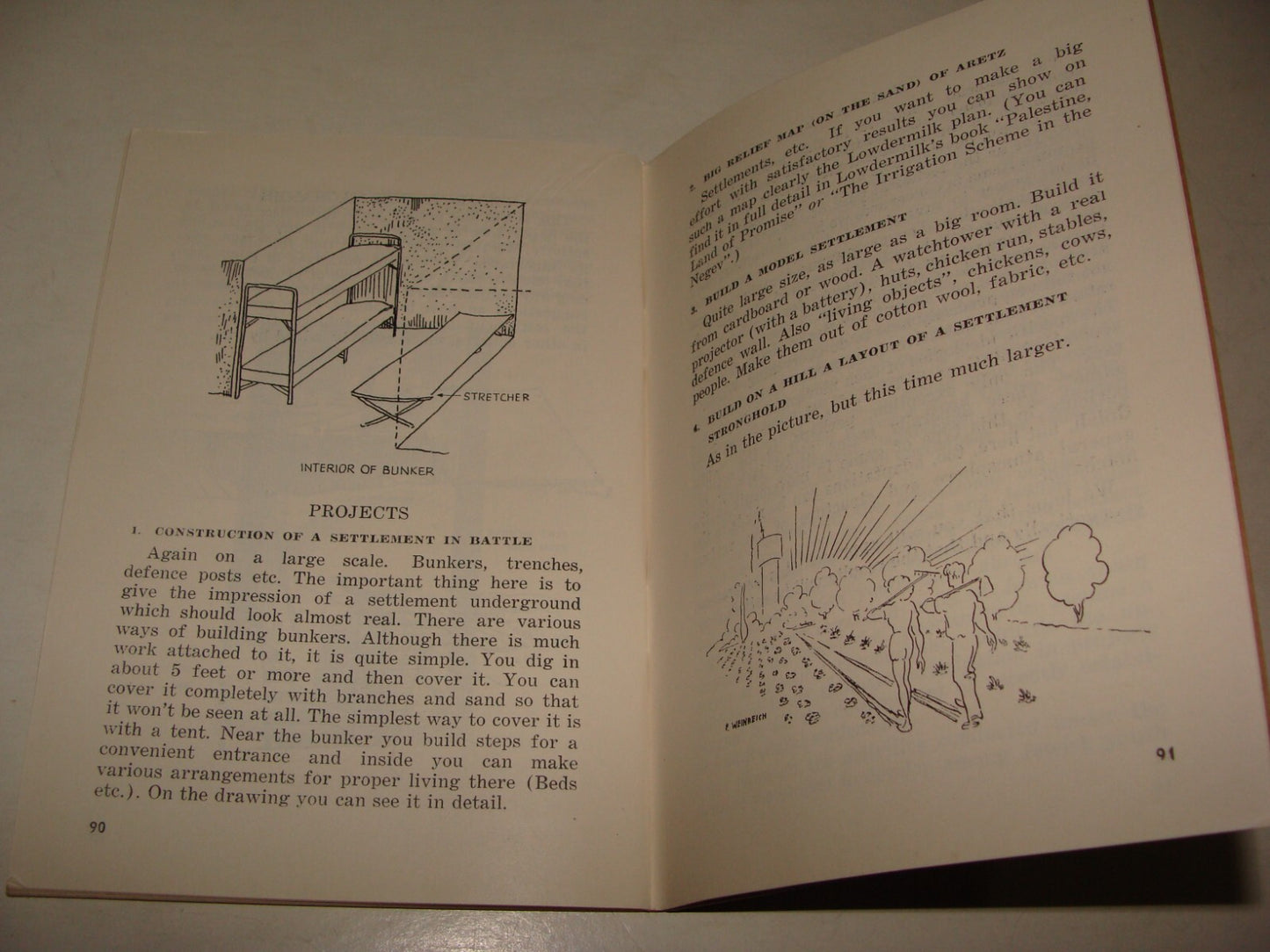Booklet Jewish RARE Judaica Israel 1950 YOUTH FOR SETTLEMENT STRONGHOLDS Zionist