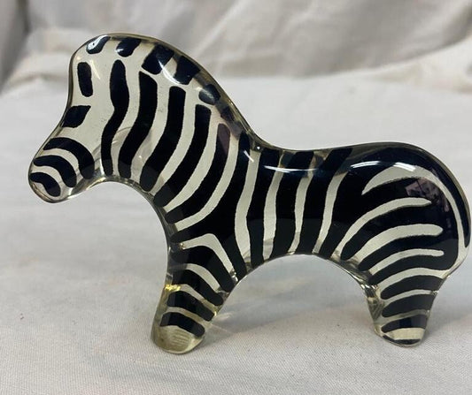 Abraham Palatnik Zebra Lucite Acrylic Figure Sculpture Brazil Art