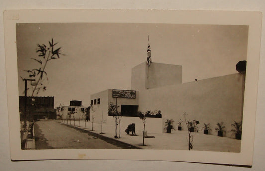 Photo Palestine Jewish Judaica 1930s Israel Tel Aviv Levant Fair Pavilion Arabic