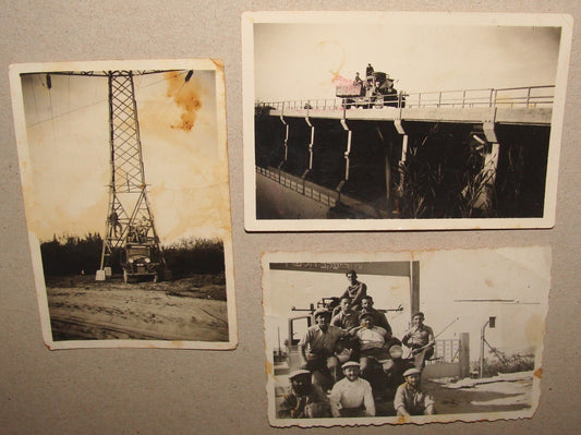 Photo Palestine Jewish 1938 Israel Tel Aviv x3 Electric Company