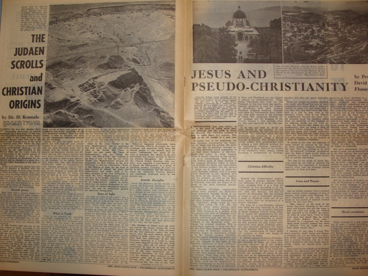 Newspaper Jewish 1967 Six Day War Jerusalem Post Israel Pilgrim EL AL Airlines