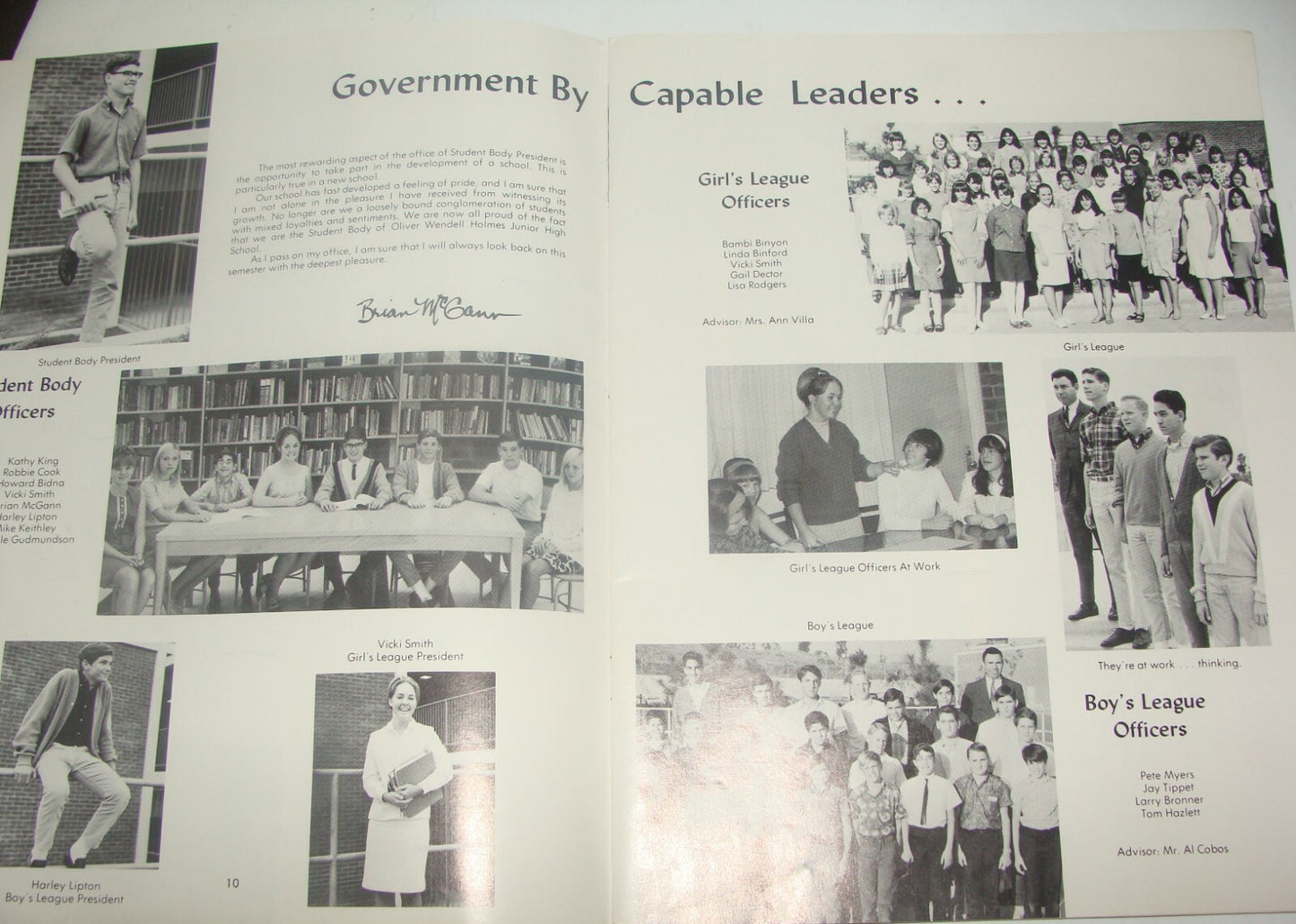 Oliver Wendell Holmes Junior High School The Gavel 1967 Yearbook Hebrew Jewish