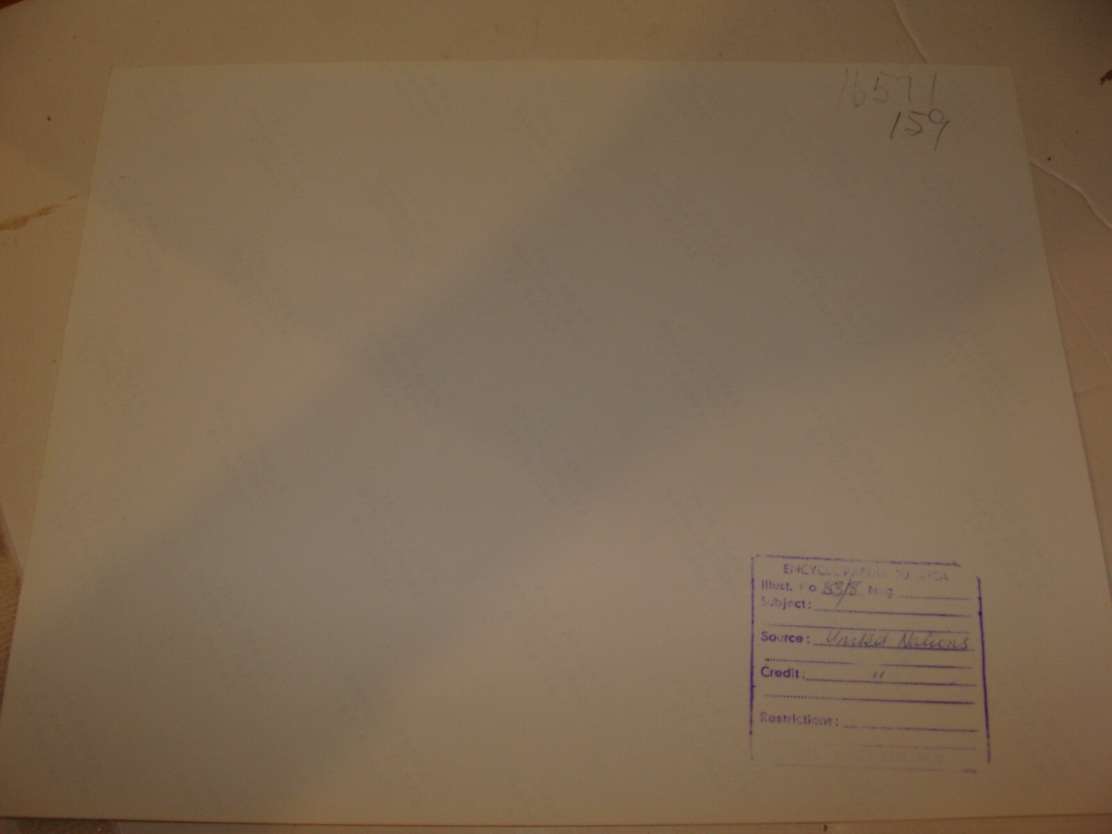 Photo Print Israel Map Independence War Arab Legion William Riley Ceasefire 1948