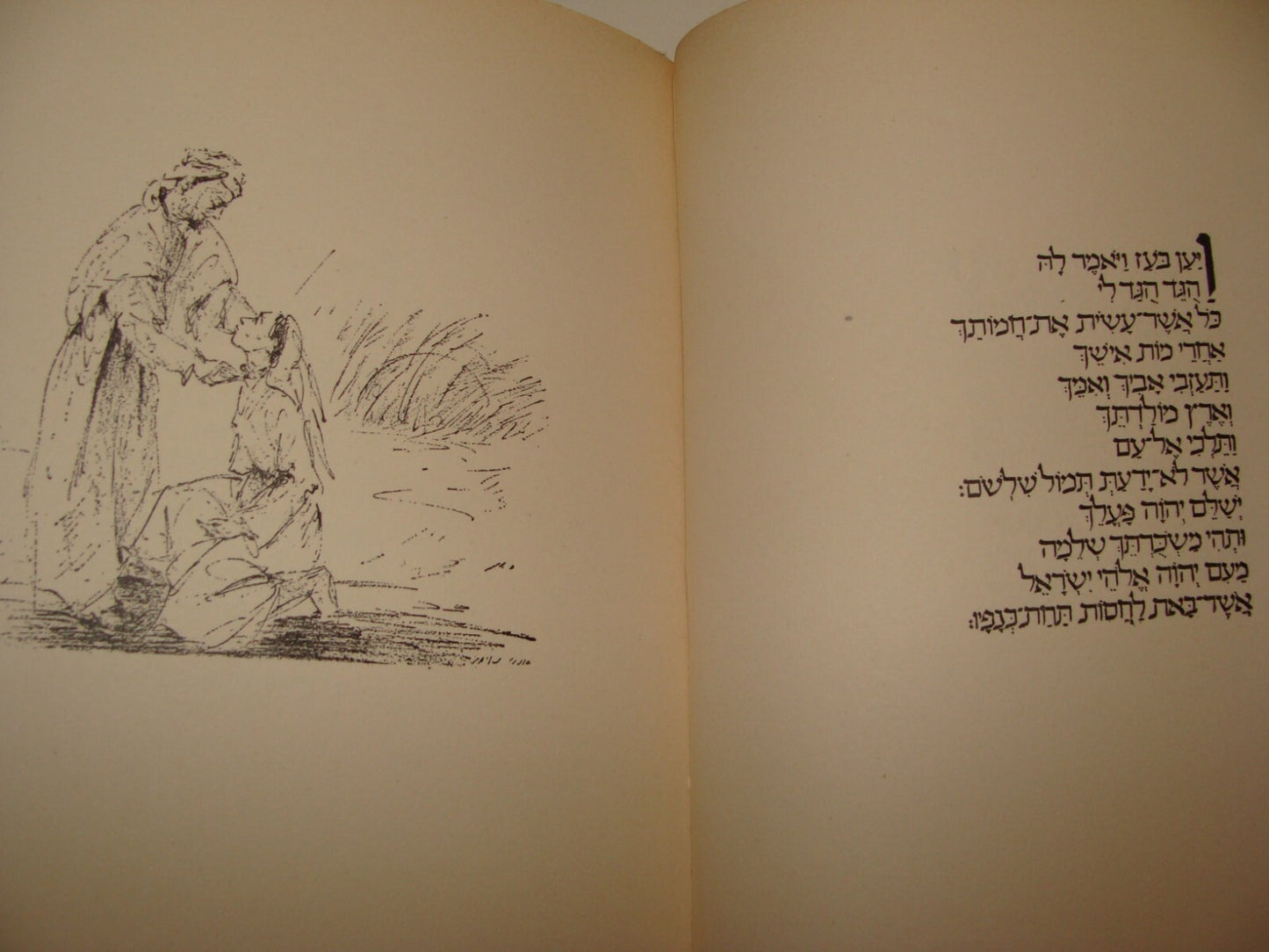 Book Jewish Judaica 1949 Israel Israeli Hebrew Ruth Scroll Art Drawings