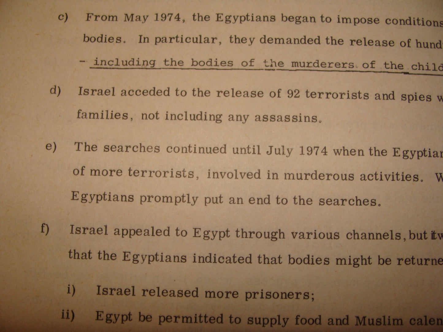 Paper Jewish Judaica 1974-8 Israel Israeli Foreign Affairs Egypt SADAT Peace