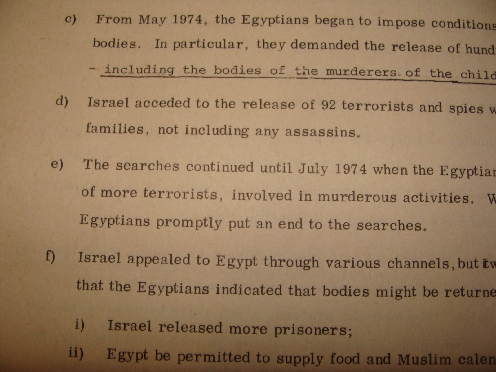 Paper Jewish Judaica 1974-8 Israel Israeli Foreign Affairs Egypt SADAT Peace