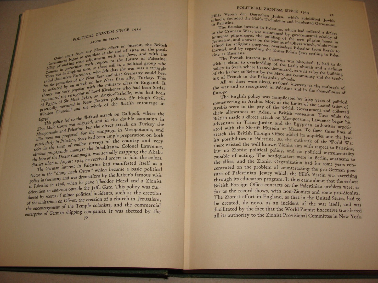 $ Book Jewish American 1933 MODERN PALESTINE Israel Zionist Women HADASSAH