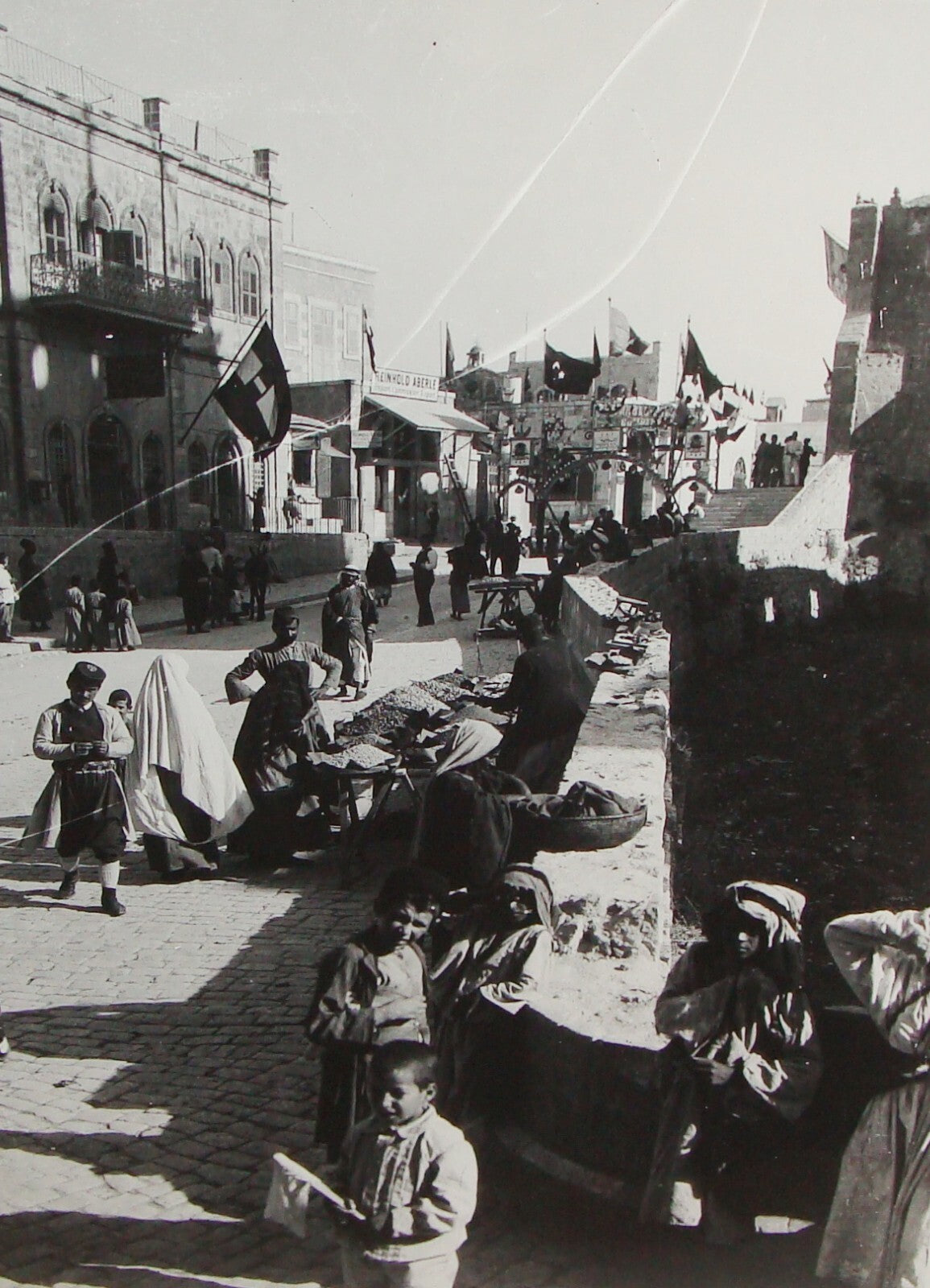 Photo Print Palestine Ad MATSON , c.1898 Ottoman Israel JERUSALEM Road To Zion