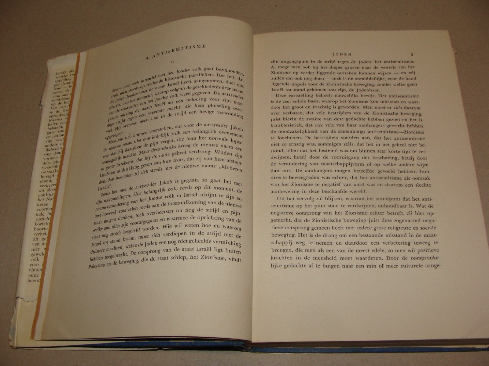 Book Jewish Judaica 1949 ISRAEL Dutch Netherlands Amsterdam Zionism Herzl