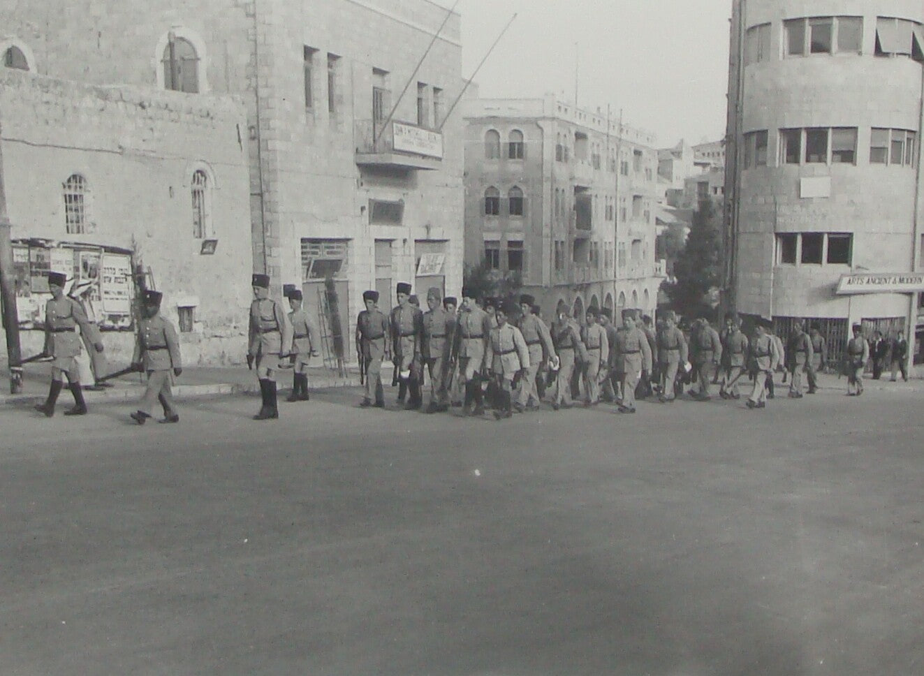 Photo Print, Jewish Judaica Palestine Israel Jerusalem Police King David 1938