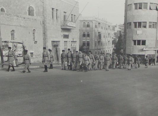 Photo Print, Jewish Judaica Palestine Israel Jerusalem Police King David 1938