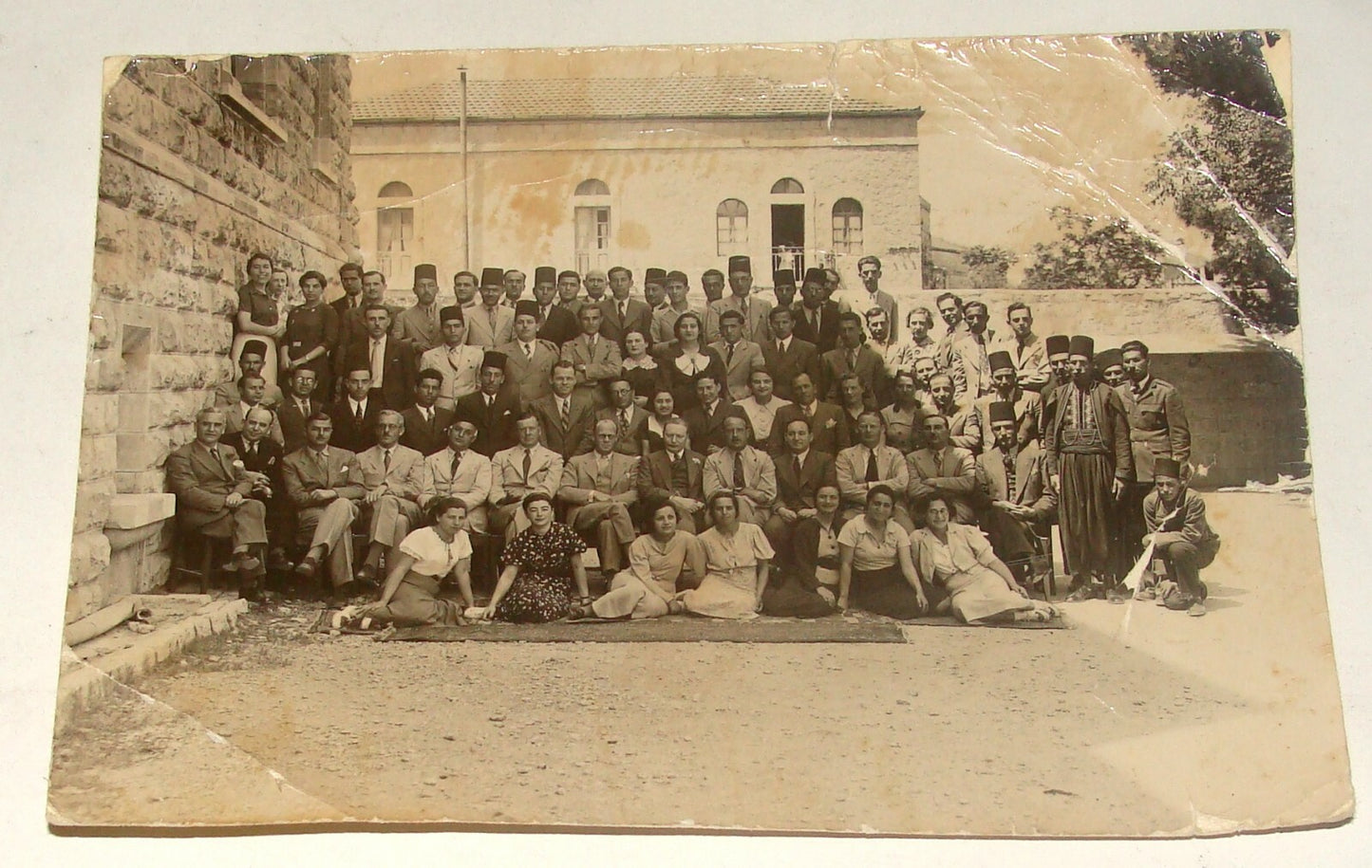 Photo Palestine Jewish Judaica 1920s British Israel Jeusalem Arab ORUSHKES
