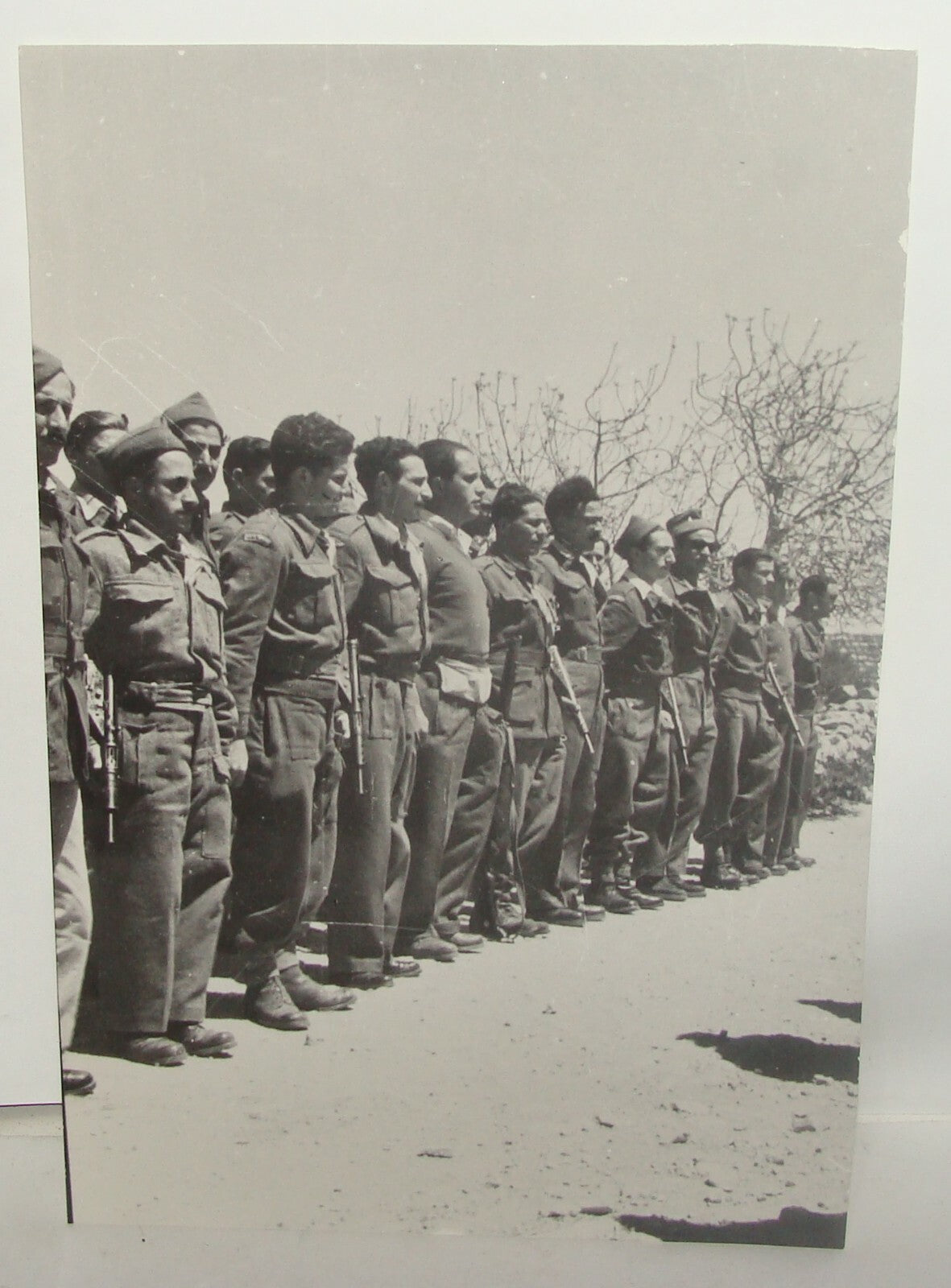 Pol Photo Print, Israel Israeli Independence War 1948 Arab Deir Yassin Etzel