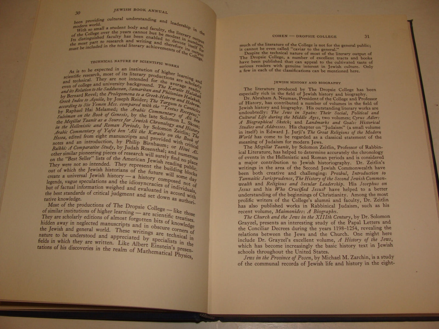 $ Book Jewish American Judaica 1955 ANNUAL United States English Yiddish