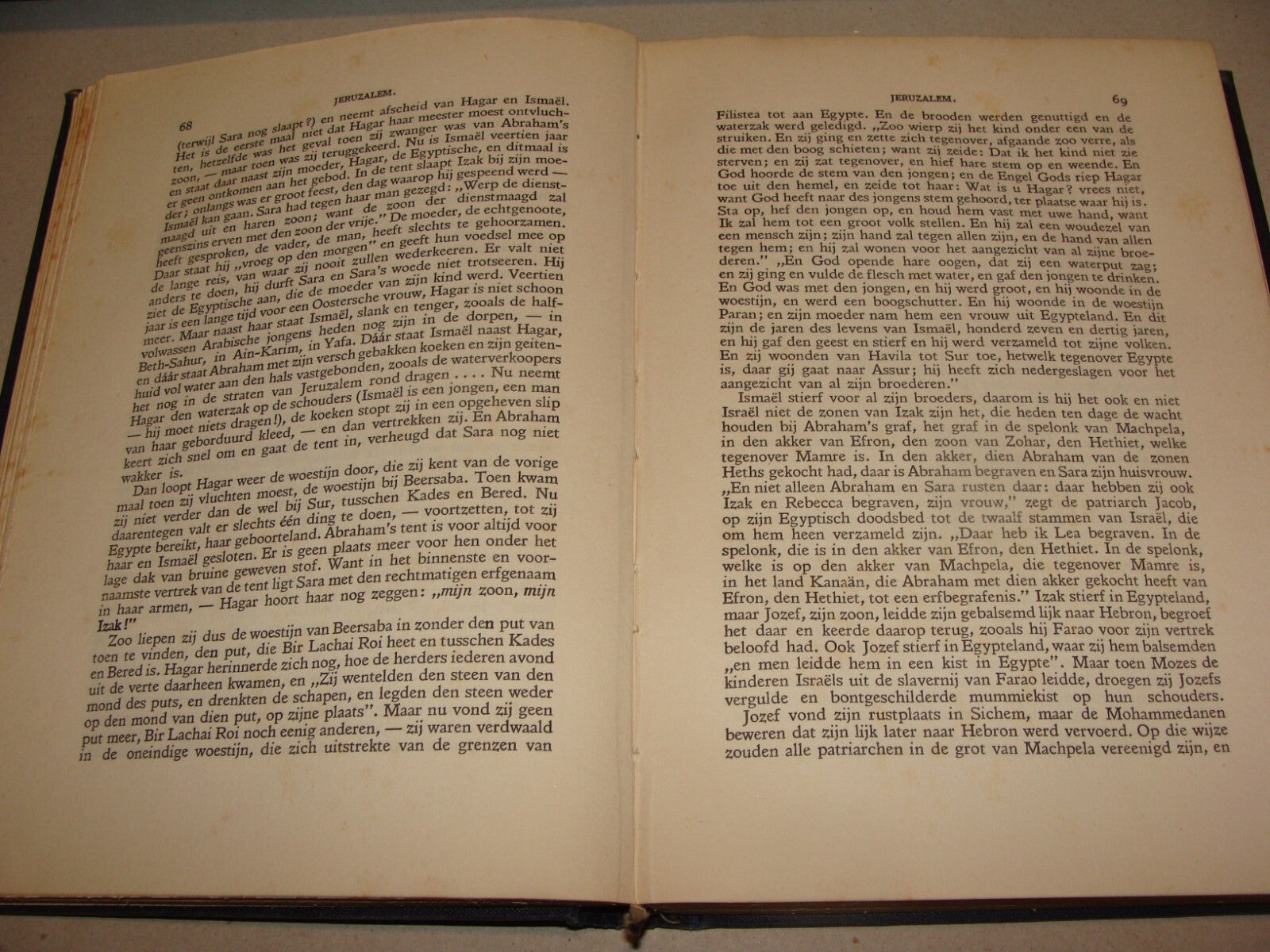 Book Palestine RARE 1925 JERUSALEM Dutch Israel Travel Johannes Jorgensen