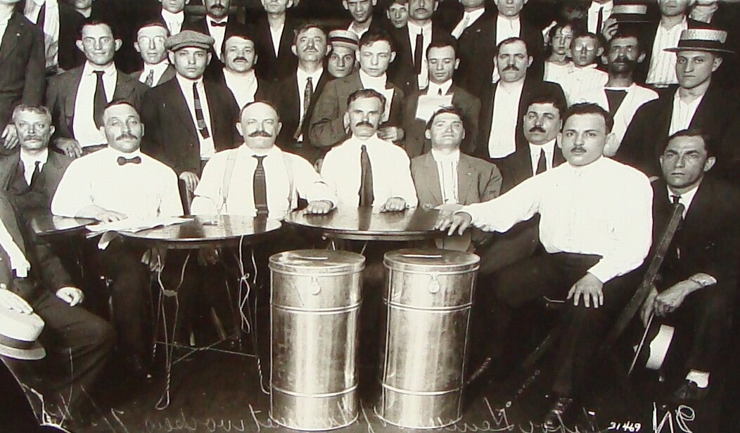 Photo Print, 1915 American Jewish Judaica United States NY Labor Garment Workers