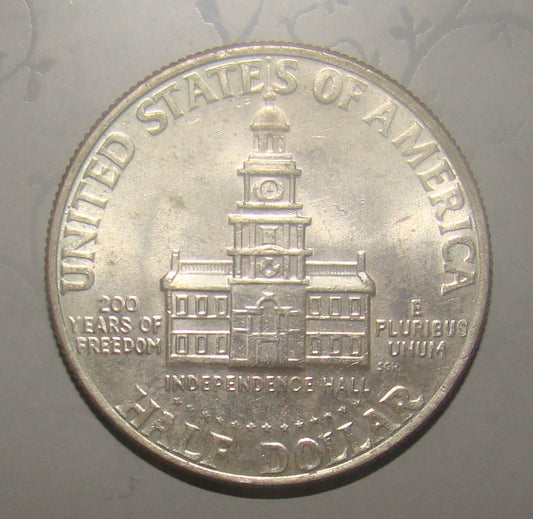 1976 USA half dollar coin Bicentennial Kennedy