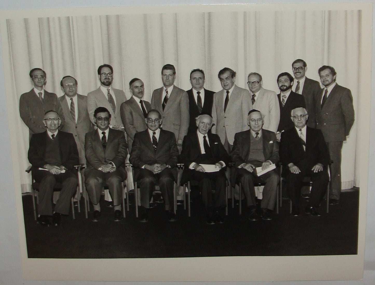 Photo Jewish Ad Judaica Ministers Montreal Canada Board Members Rabbi Synagogue