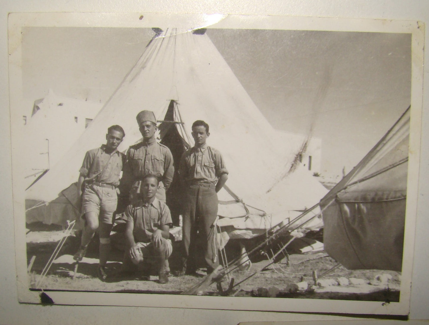Pol Photo Palestine jewish hebrew israel haganah 1930's kibbutz ? Notrim police