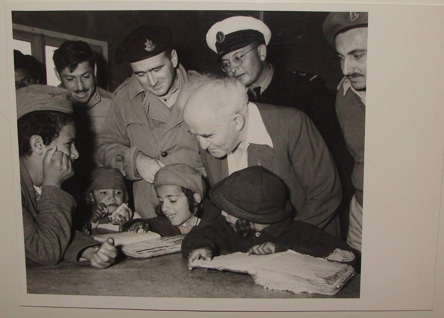 Pol Photo Print Jewish 1950 Israel Prime Minister DAVID BEN GURION Yemenite