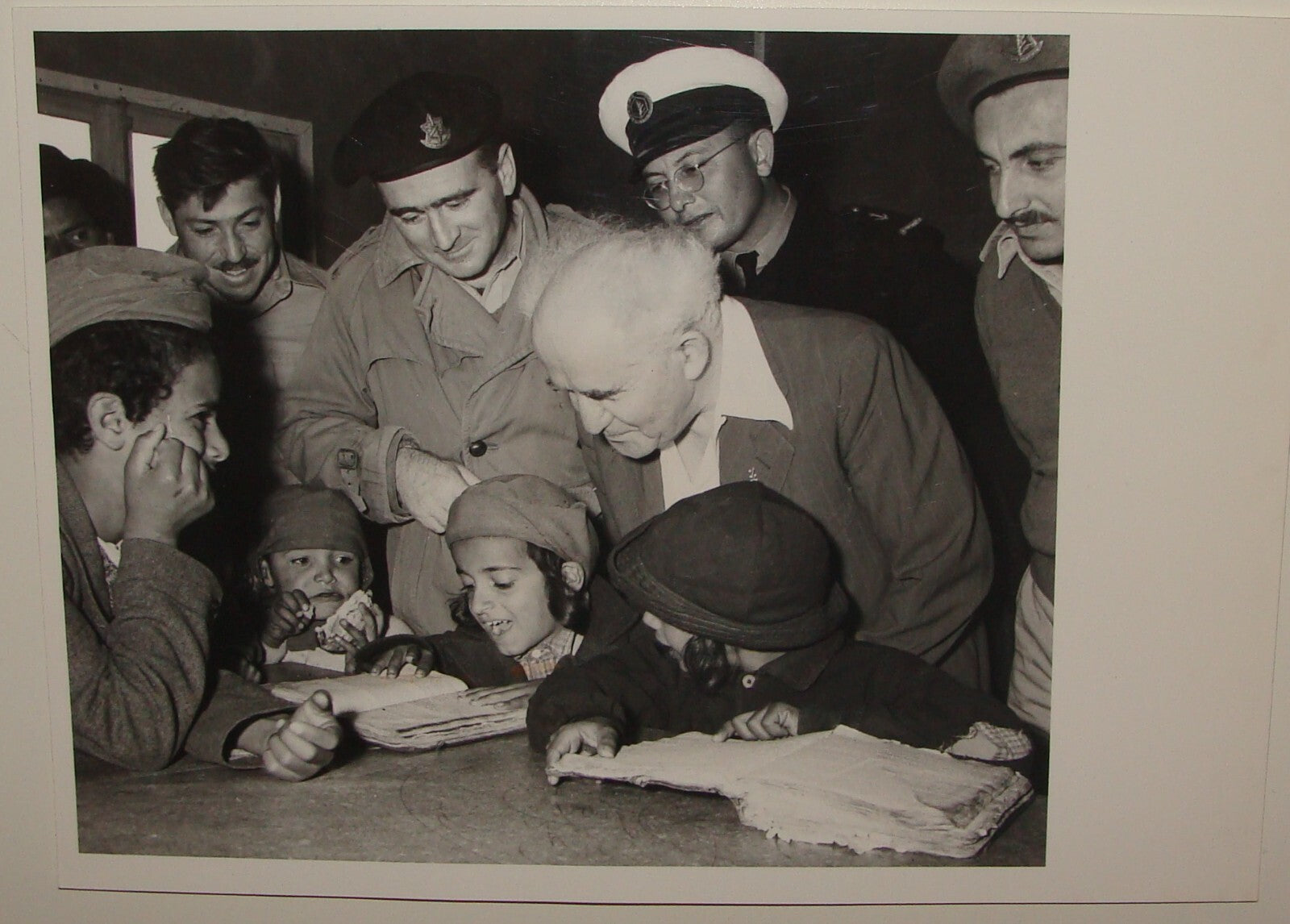 Pol Photo Print Jewish 1950 Israel Prime Minister DAVID BEN GURION Yemenite