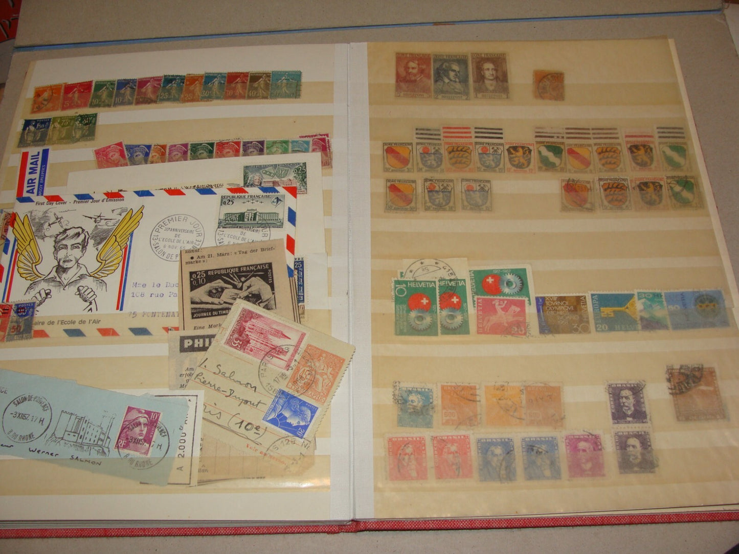 Germany STAMP Israel ALBUM WORLDWIDE SPAIN EUROPE DENMARK USA FRANCE AUSTRIA ETC