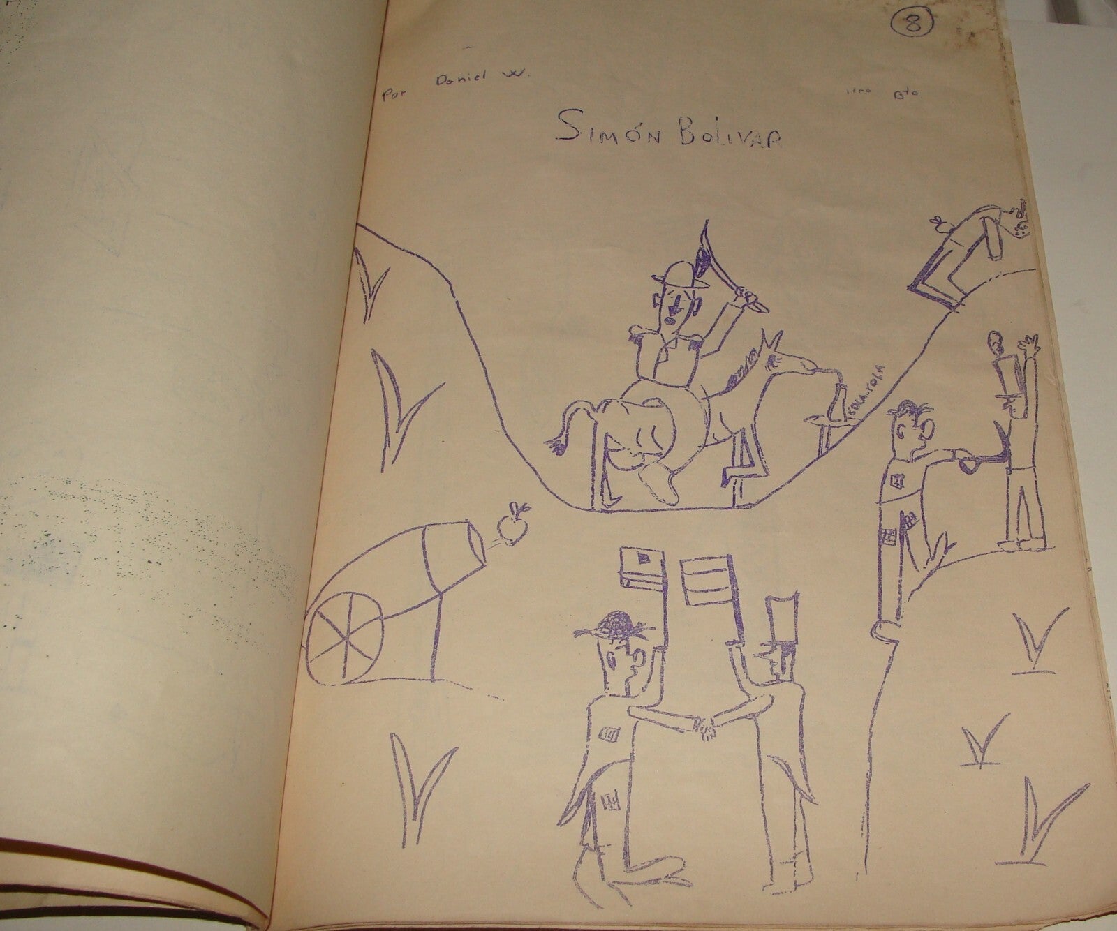 Booklet Jewish Judaica 1960s Medellin Colombia Herzl Institute PURIM Spanish