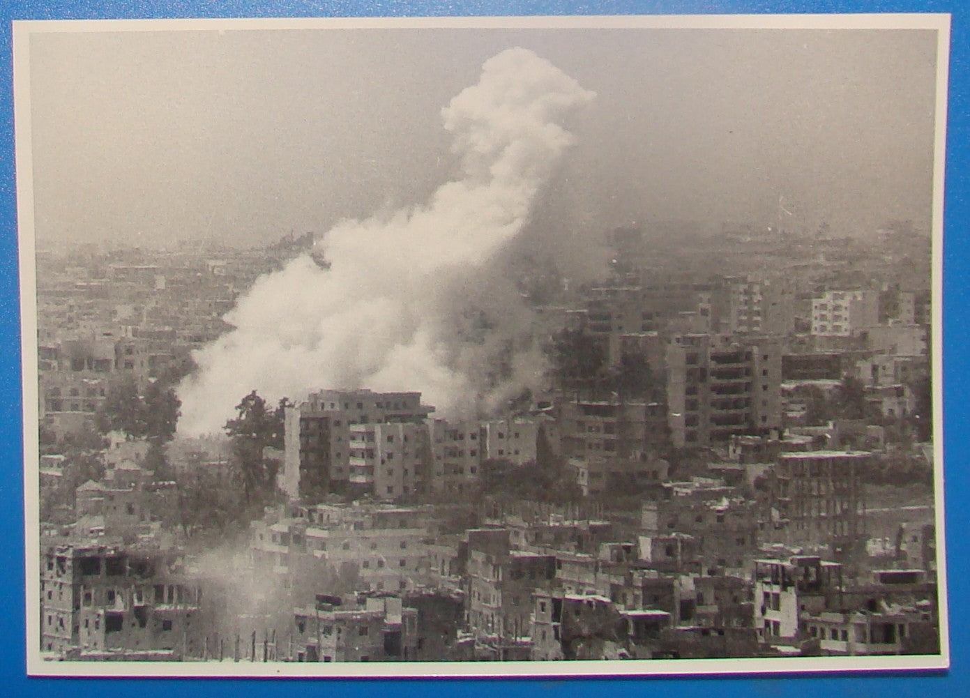 1982 Israel GPO Press Photo Lebanon Beirut War IDF Artillery 13 x 18