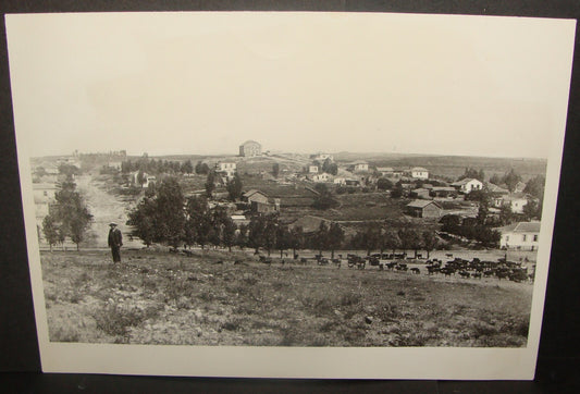 Photo Print Jewish HQ Labor Archives 1905 Judaica Zionist Rehovot Synagogue