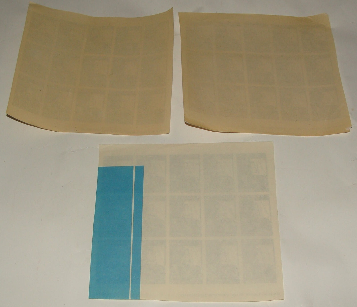 Stamp Jewish Judaica National Fund Sheet x3 Respect Thy Teacher ISRAEL 1950s