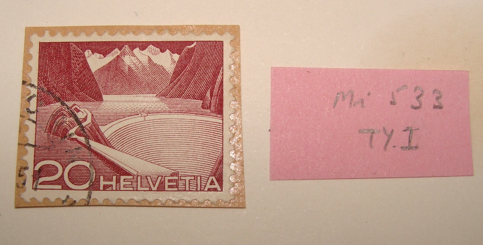 SWITZERLAND 1949 Mi 533 Stamp Ty.I