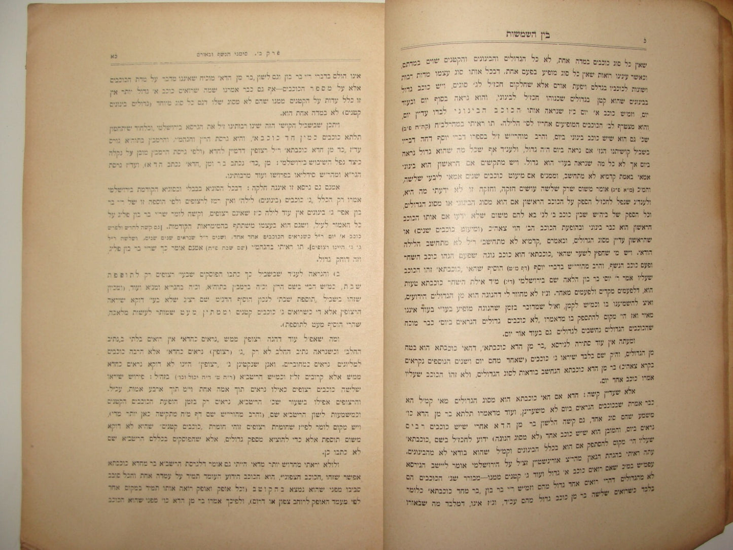 Book Jewish Judaica Rabbi BEN HASHMASHOT Jerusalem 1929 Meltzer Tucazinsky