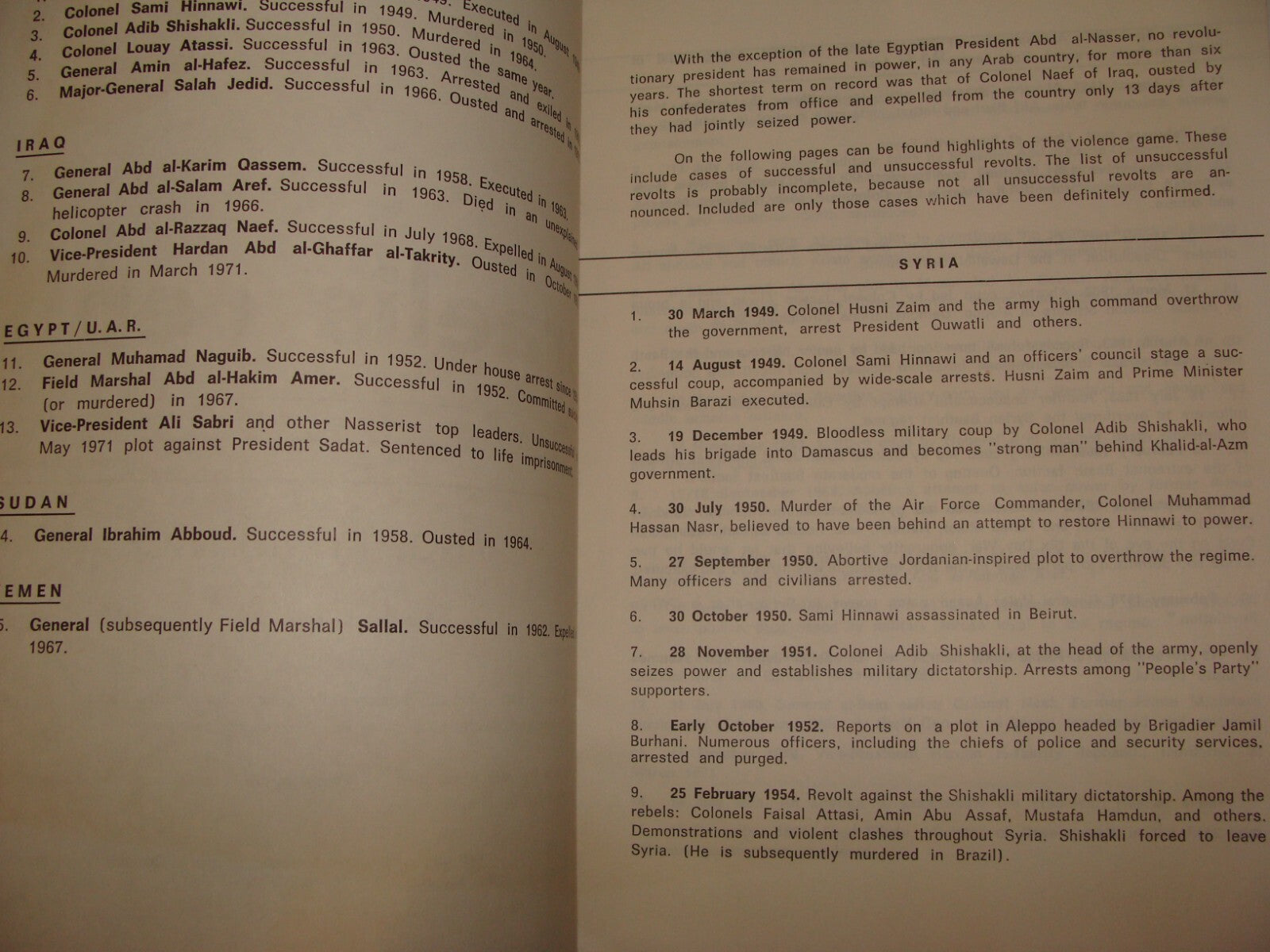 Bulletin Jewish Judaica Israel 1973 Students Middle East Affairs Arab Violence