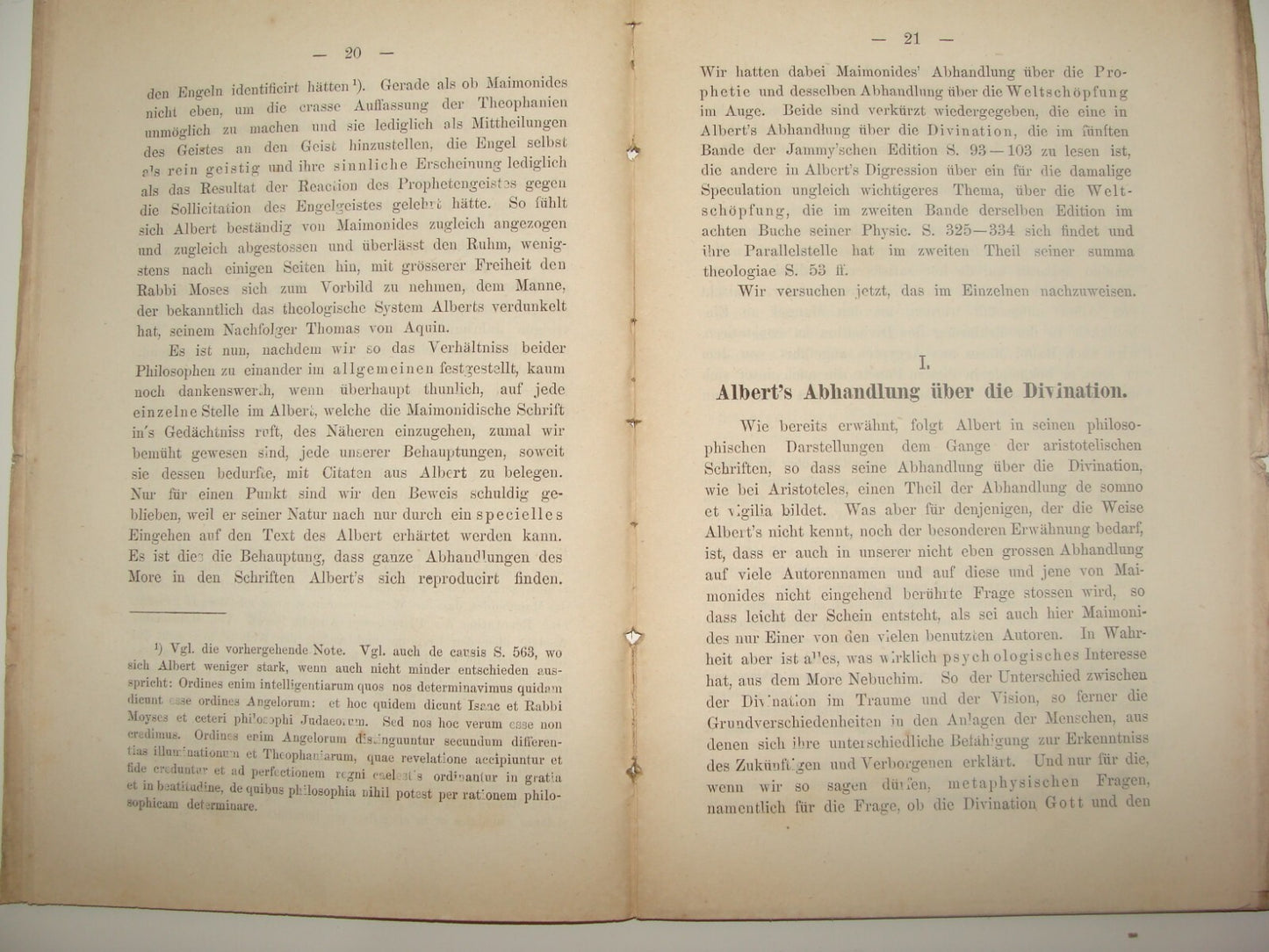 Germany Jewish Judaica Antique 1876 German   Breslau Rabbi MAIMONIDES Philosophy